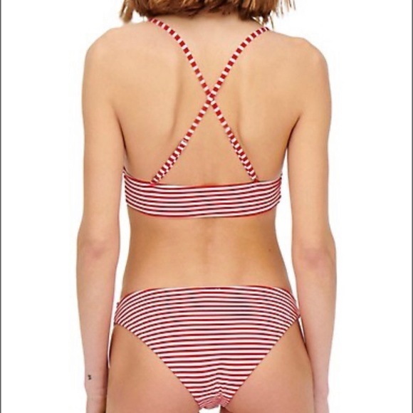 ONLY striped triangle bikini, top & bottom - Picture 2 of 4